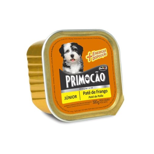Pate Primoção Premium para Cães Filhotes Sabor Frango 300g