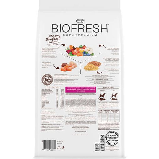 Ração Biofresh Light para Cães Adultos Raças Médias 10,1Kg
