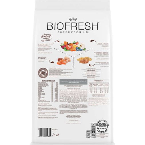 Ração Biofresh para Cães Adultos Castrados Raças Pequenas e Mini 1Kg