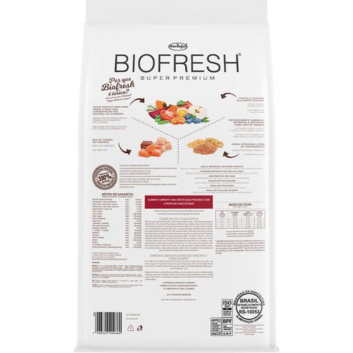 Ração Biofresh para Cães Sênior Raças Pequenas e Mini 1Kg