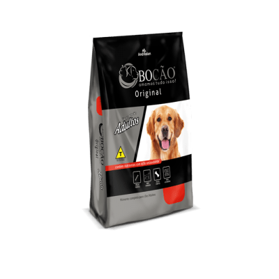 Ração Bocão Original para Cães Adultos 7Kg