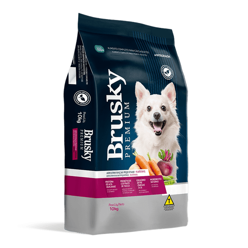 Ração Brusky Premium para Cães Adultos Raças Pequenas 10,1Kg