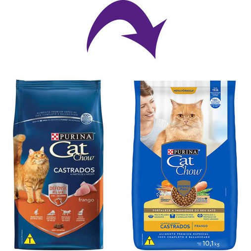 Ração Cat Chow para Gatos Castrados 10,1Kg