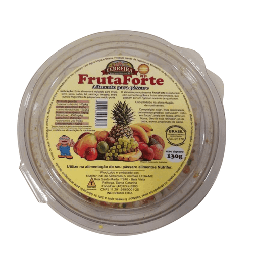 Ração Ferreira Fruta Forte para Pássaros 130g