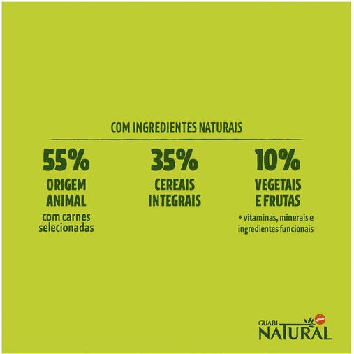 Ração Guabi Natural Light para Cães Adultos Raças Minis e Pequenas sabor Peru e Aveia 2,5Kg