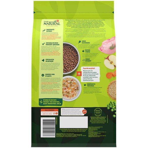 Ração Guabi Natural para Cães Filhotes Raças Minis e Pequenas sabor Frango e Arroz Integral 2,5Kg