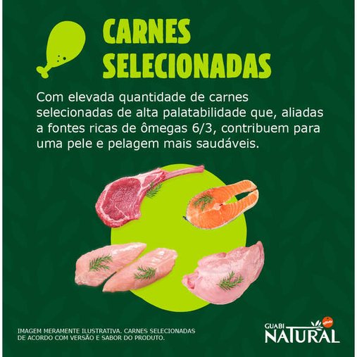 Ração Guabi Natural para Gatos Adultos Sênior Castrados sabor Frango e Arroz Integral 7,5Kg