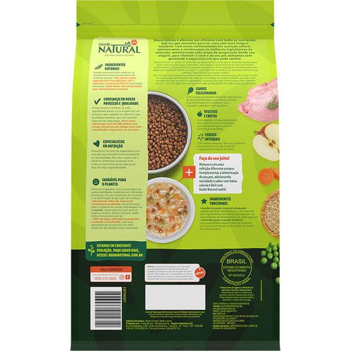 Ração Guabi Natural para Gatos Castrados sabor Frango e Arroz Integral 7,5Kg
