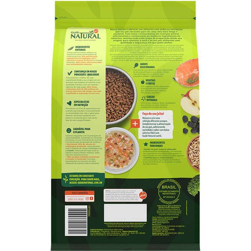 Ração Guabi Natural para Gatos Castrados sabor Salmão e Cevada 1,5Kg