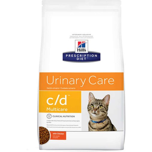 Ração Hills Prescription c/d Multicare Cuidado Urinário para Gatos Adultos 1,81Kg