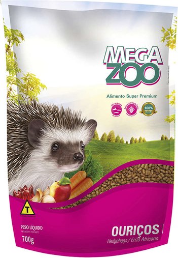 Ração Megazoo Extrusada para Ouriços Hedgehogs 700g