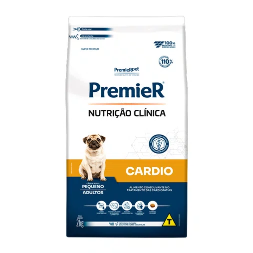 Ração Premier Nutrição Clínica Cardio para Cães Adultos Raças Pequenas 2kg