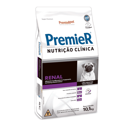 Ração Premier Nutrição Clínica Renal para Cães Adultos Raças Pequenas 10,1kg