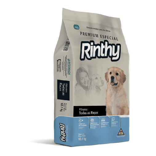 Ração Rinthy Premium Junior para Cães Filhotes de Todas as Raças 10,1Kg