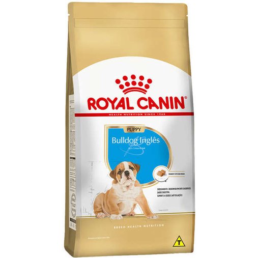 Ração Royal Canin Bulldog Inglês para Cães Filhotes 12Kg