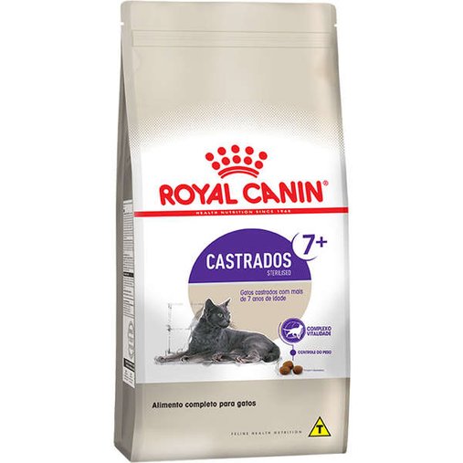 Ração Royal Canin Cat Sterilised 7+ para Gatos Adultos 1,5Kg