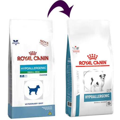 Ração Royal Canin Hypoallergenic para Cães Adultos Raças Pequenas 2Kg