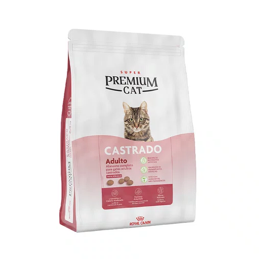 Ração Royal Canin Super Premium para Gatos Adultos Castrados 10,1Kg