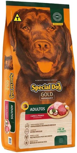 Ração Special Dog Gold para Cães Adultos Sabor Frango e Carne 15Kg