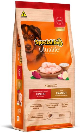 Ração Special Dog Ultralife para Cães Filhotes Raças Médias e Grandes 15Kg
