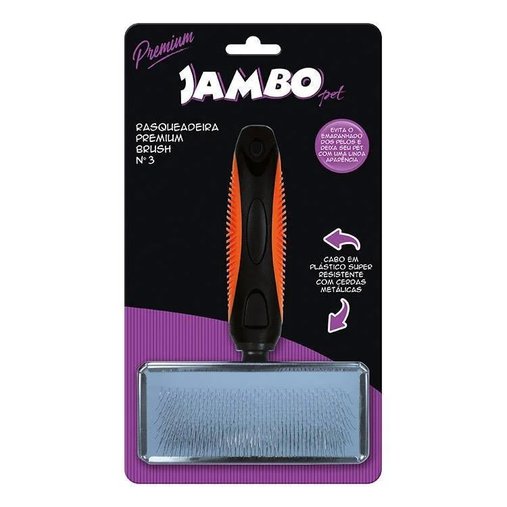 Rasqueadeira Premium Jambo Brush N3 para Cães