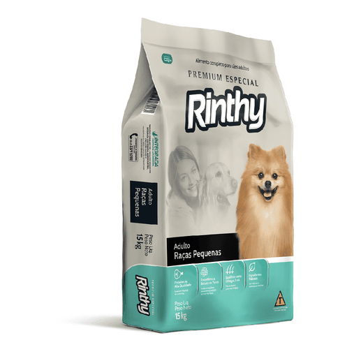 Ração Rinthy Premium para Cães Adultos Raças Pequenas 15Kg