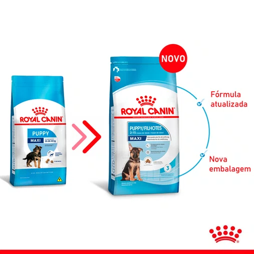 Ração Royal Canin Maxi Puppy para Cães Filhotes Raças Grandes 12Kg