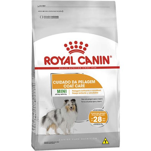 Ração Royal Canin Mini Cuidado da Pelagem para Cães Adultos 2,5Kg