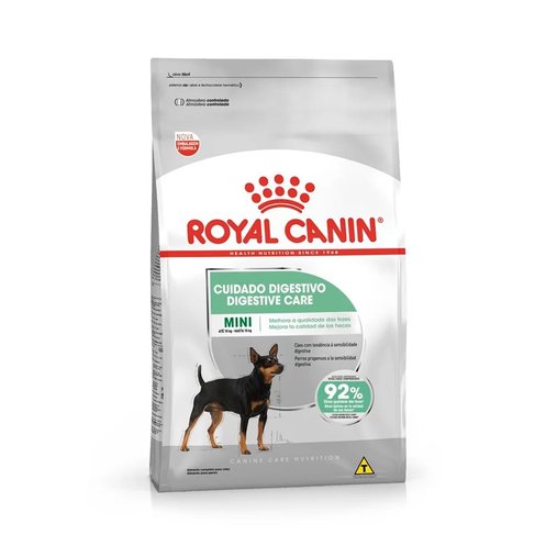 Ração Royal Canin Cuidado Digestivo para Cães Adultos Raças Mini 2,5Kg