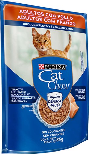 Sachê Cat Chow para Gatos Adultos Sabor Frango ao Molho 85g