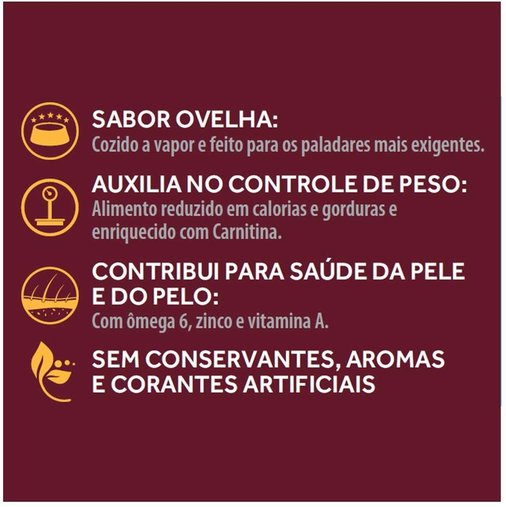 Sachê Gran Plus Gourmet para Gatos Castrados Sabor Ovelha 85g