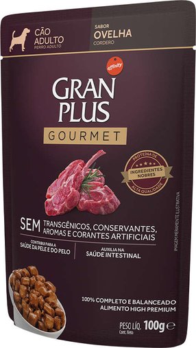 Sachê Gran Plus para Cães Adultos Sabor Ovelha 100g