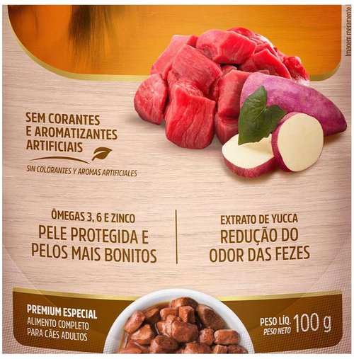 Sachê Special Dog Ultralife para Cães Adulto Raças Pequenas Sabor Carne 100g