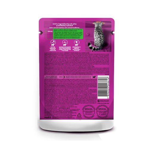 Sachê Whiskas Jelly para Gatos Adultos Sabor Carne 85g