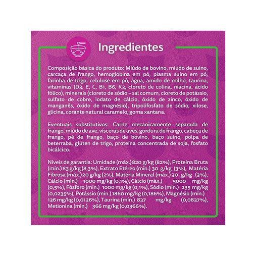 Sachê Whiskas para Gatos Castrados Sabor Carne ao Molho 85g