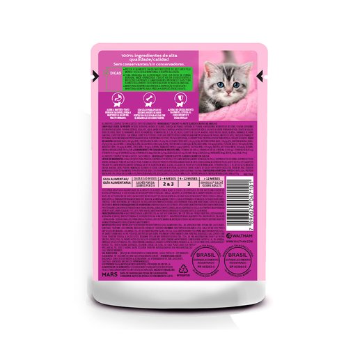Sachê Whiskas para Gatos Filhotes Sabor Carne ao Molho 85g