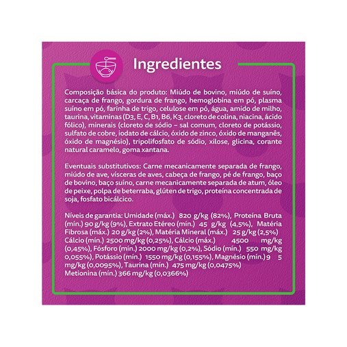 Sachê Whiskas para Gatos Filhotes Sabor Carne ao Molho 85g