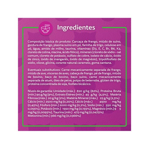 Sachê Whiskas para Gatos Filhotes Sabor Frango ao Molho 85g