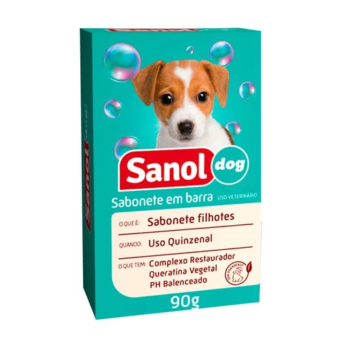 Sabonete Sanol Dog para Filhotes 90g