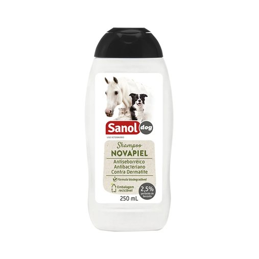 SANOL DOG SHAMPOO NOVAPIEL 250ML