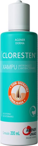 Shampoo Antibacteriano Agener União Dr.Clean Cloresten 200ml