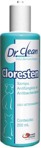 Shampoo Antibacteriano Agener União Dr.Clean Cloresten 200ml