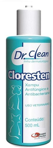 Shampoo Antibacteriano Agener União Dr.Clean Cloresten 500ml