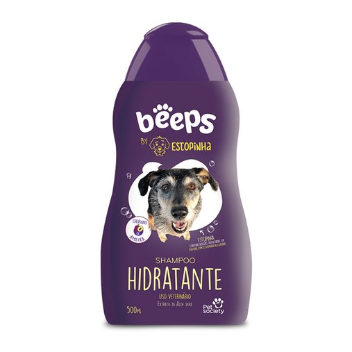 Shampoo Beeps By Estopinha Hidratante para Cães 500ml