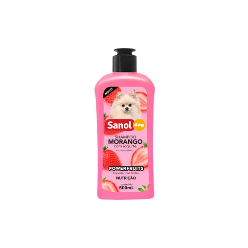 Shampoo Sanol Dog de Morango para Cães 500ml