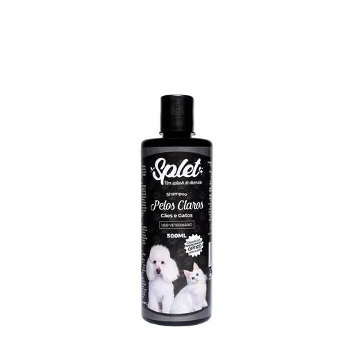 Shampoo Splet Pelos Claros para Cães e Gatos 500ml