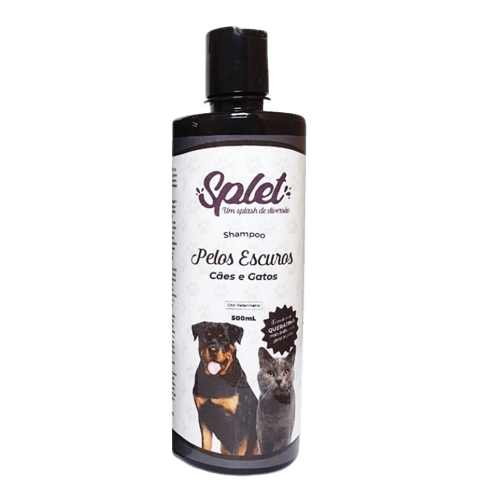 Shampoo Splet Pelos Escuros para Cães e Gatos 500ml