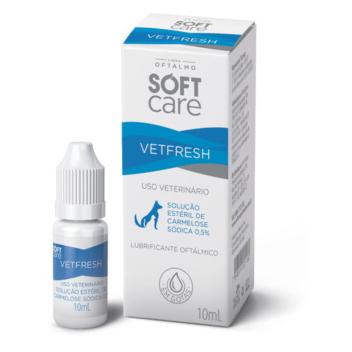 Solução Oftalmológica Soft Care Vetfresh para Cães e Gatos 10ml