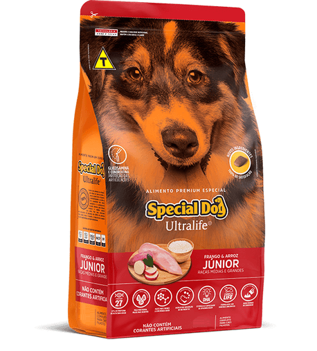 Ração Special Dog Ultralife para Cães Filhotes Raças Médias e Grandes 15Kg