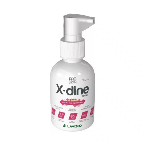 Splay Coceira X-Dine Dermatite para Cães e Gatos